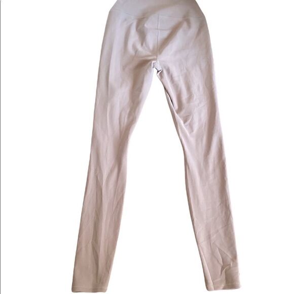 Alo Yoga Warrior Distressed Hi Waist Rise Leggings Gray XS - Picture 4 of 8